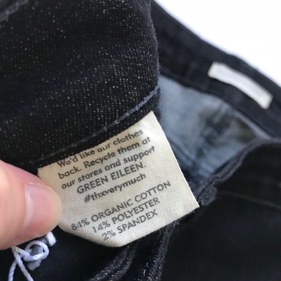 EILEEN FISHER Dark Wash Skinny Jeans Sz 6 - Picture 7 of 7